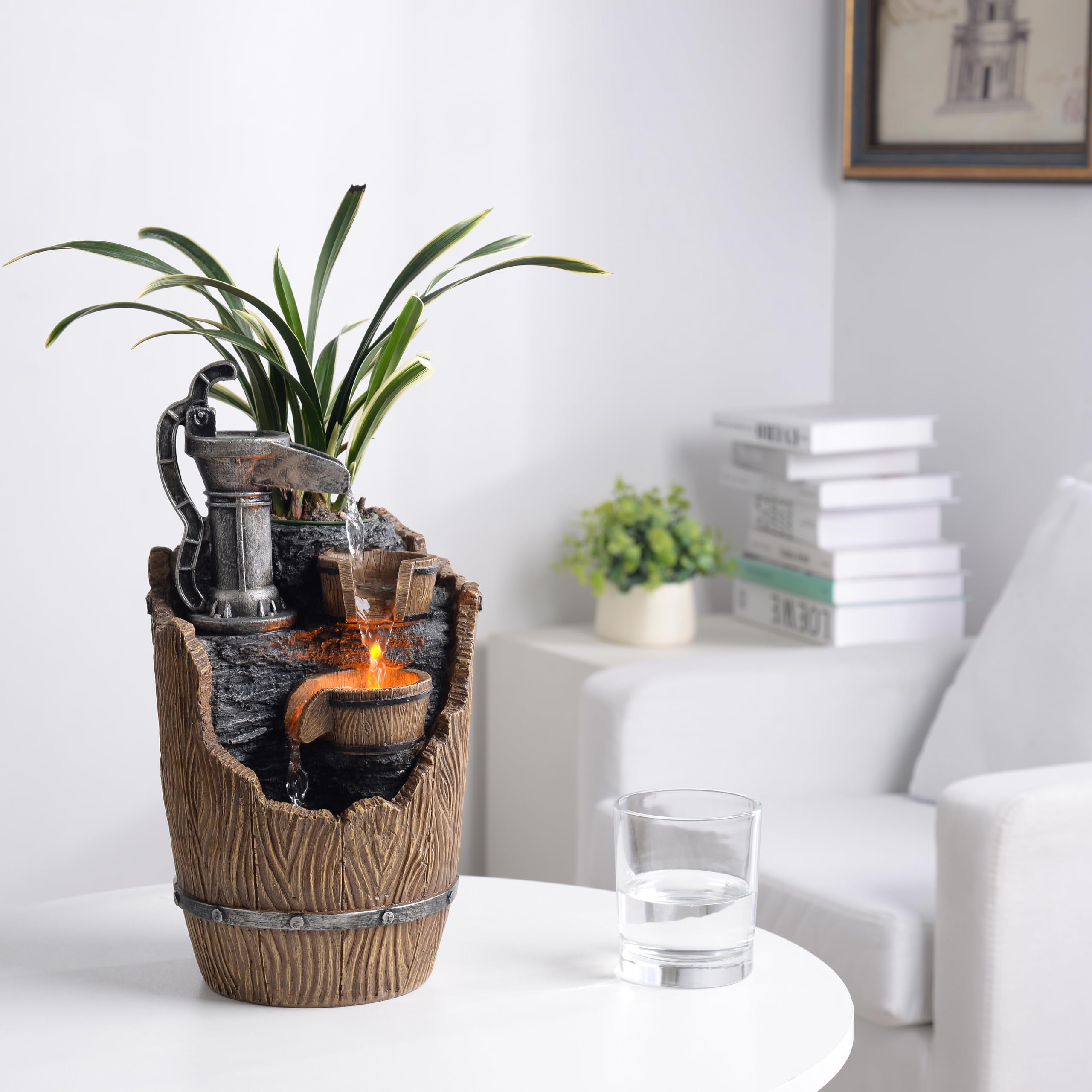 Amazon.com: Tolevoit Tabletop Fountains Relaxation Soothing Sound